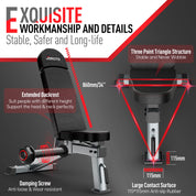 JOROTO Premium Hantelbank | Praktische Fitnessbank, geeignet als Schrägbank & Flachbank Bankdrücken Bank für Ganzkörpertraining | MD80, Folding Flach Einstellbar Bauch