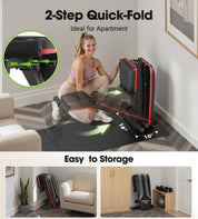 FLYBIRD Multifunktionale Hantelbank, 8-Fach Verstellbare Rückenlehne/3-Fach Verstellbare Fußstütze, 317 kg Belastbarkeit, Klappbare Trainingsbank mit 90° für das Heim-Fitnessstudio